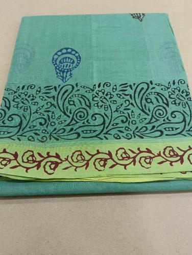 SALEM BLOCK PRINT COTTON SAREES